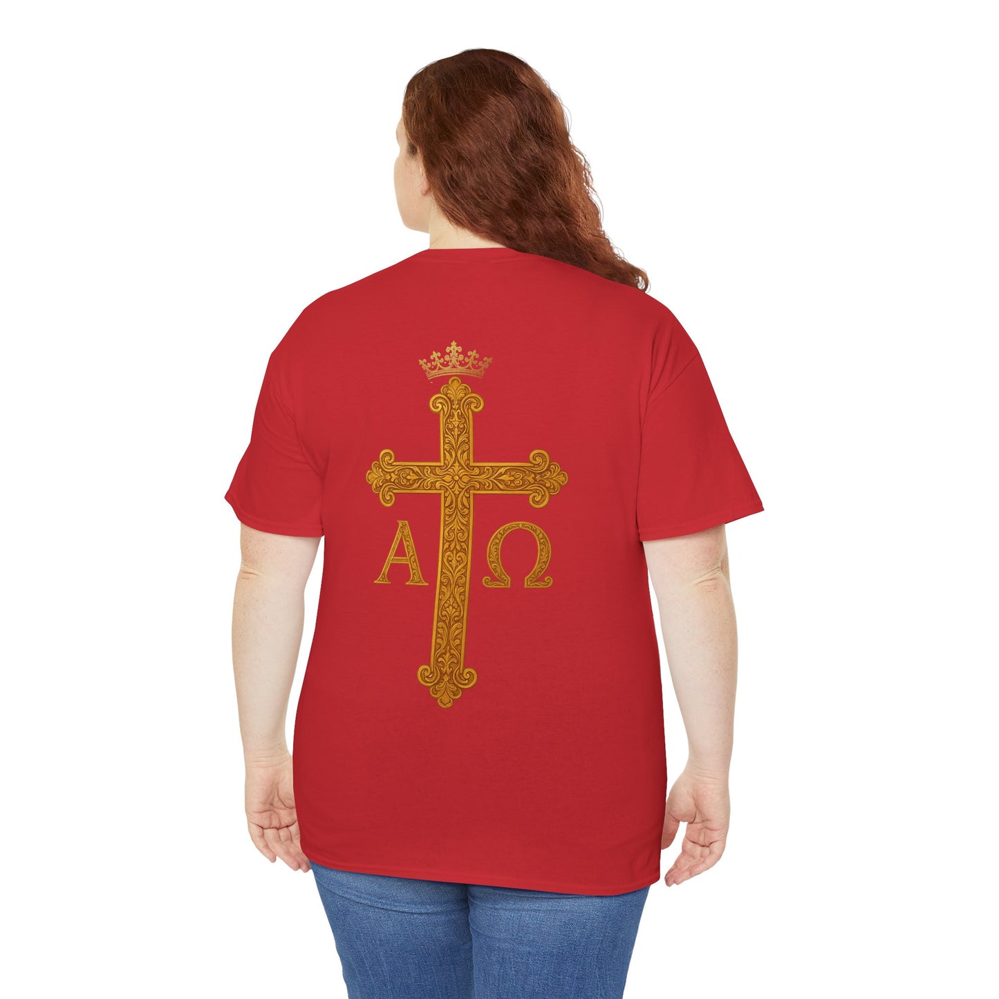 Christ Is King – Lion & Cross Women’s Christian Tee