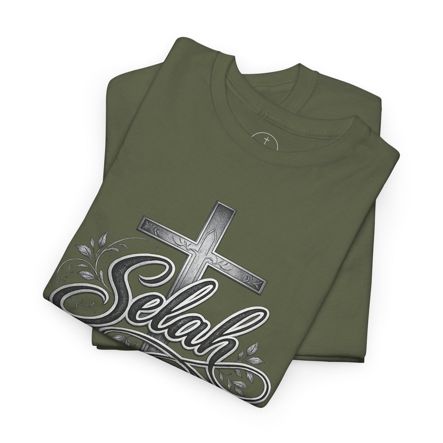 Selah Cross Tee — Men's Christian T‑Shirt