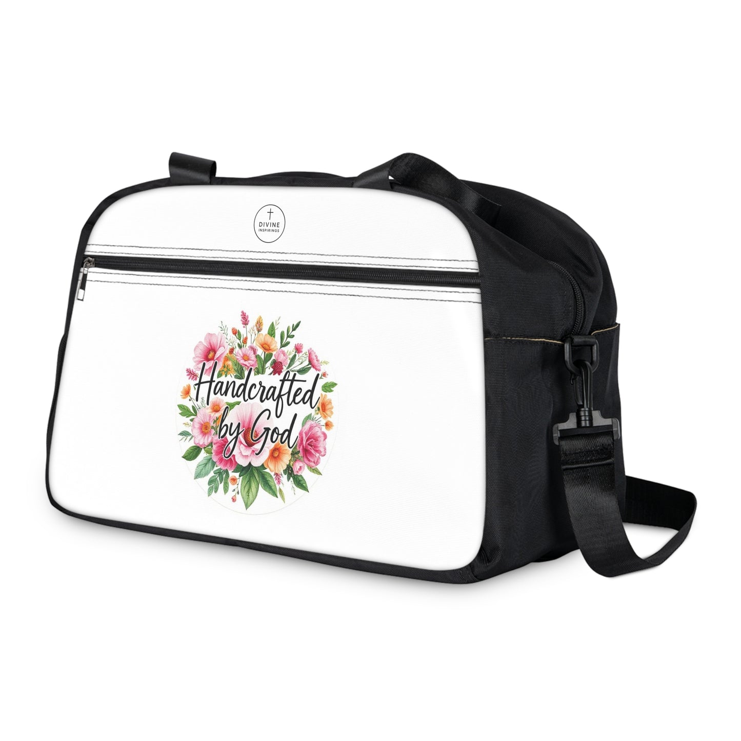 Handcrafted by God Fitness Bag – Faithfully Made