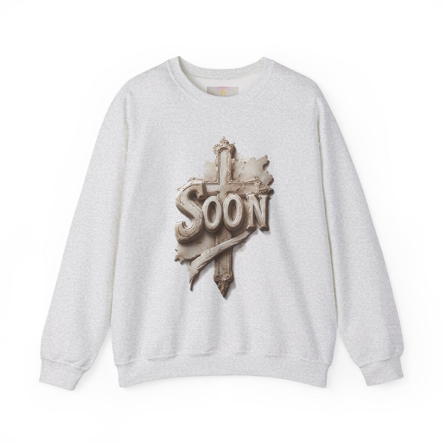 “Soon” Cross Women’s Sweatshirt – Wrapped in Hope