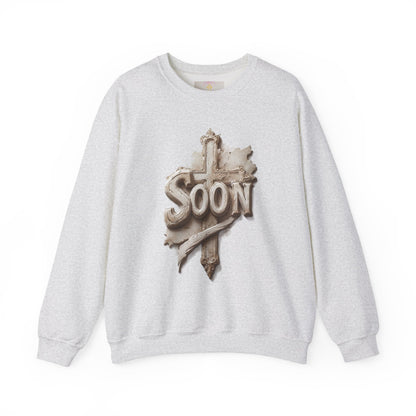 “Soon” Cross Women’s Sweatshirt – Wrapped in Hope