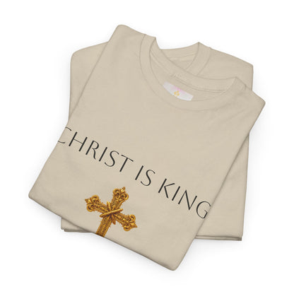 Christ is King - Women’s Christian Tee (Dark Lettering)