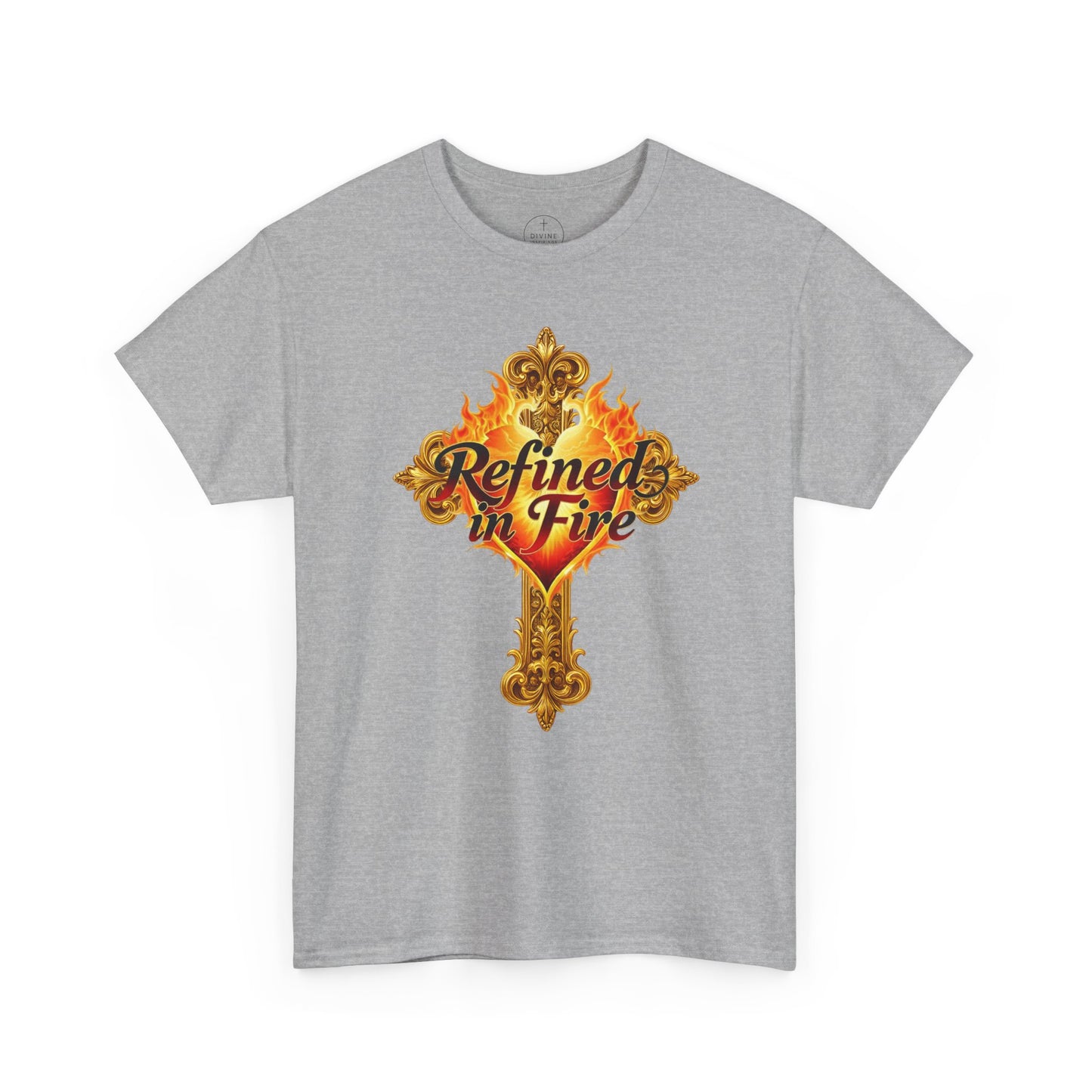 Refined in Fire — Men's Ornate Christian T-Shirt
