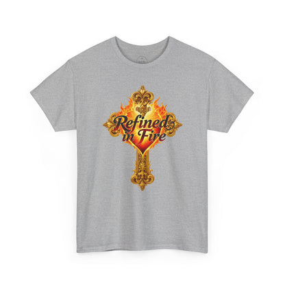 Refined in Fire — Men's Ornate Christian T-Shirt