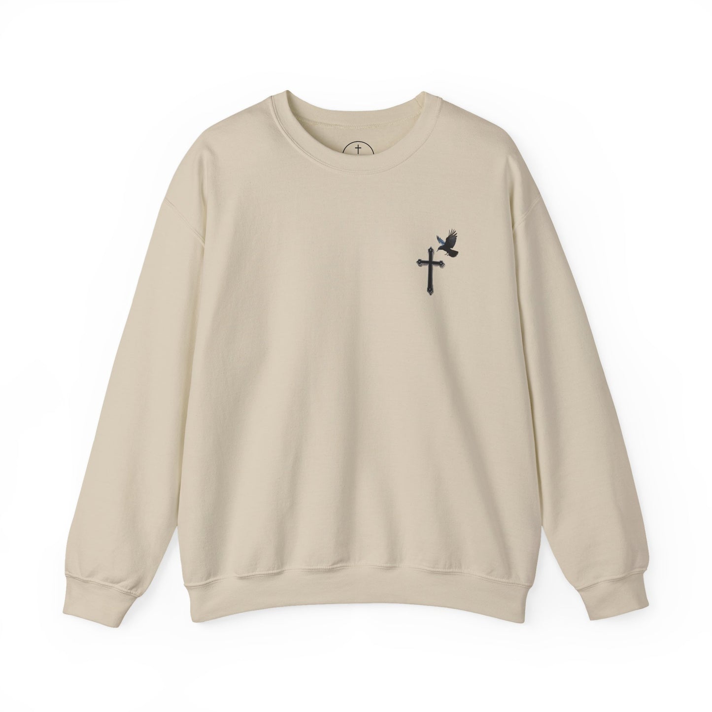 God’s Grace: Cross & Ravens Men's Sweatshirt