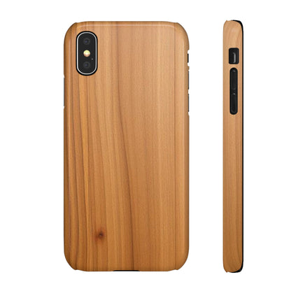 Natural Wood Grain iPhone Snap Case