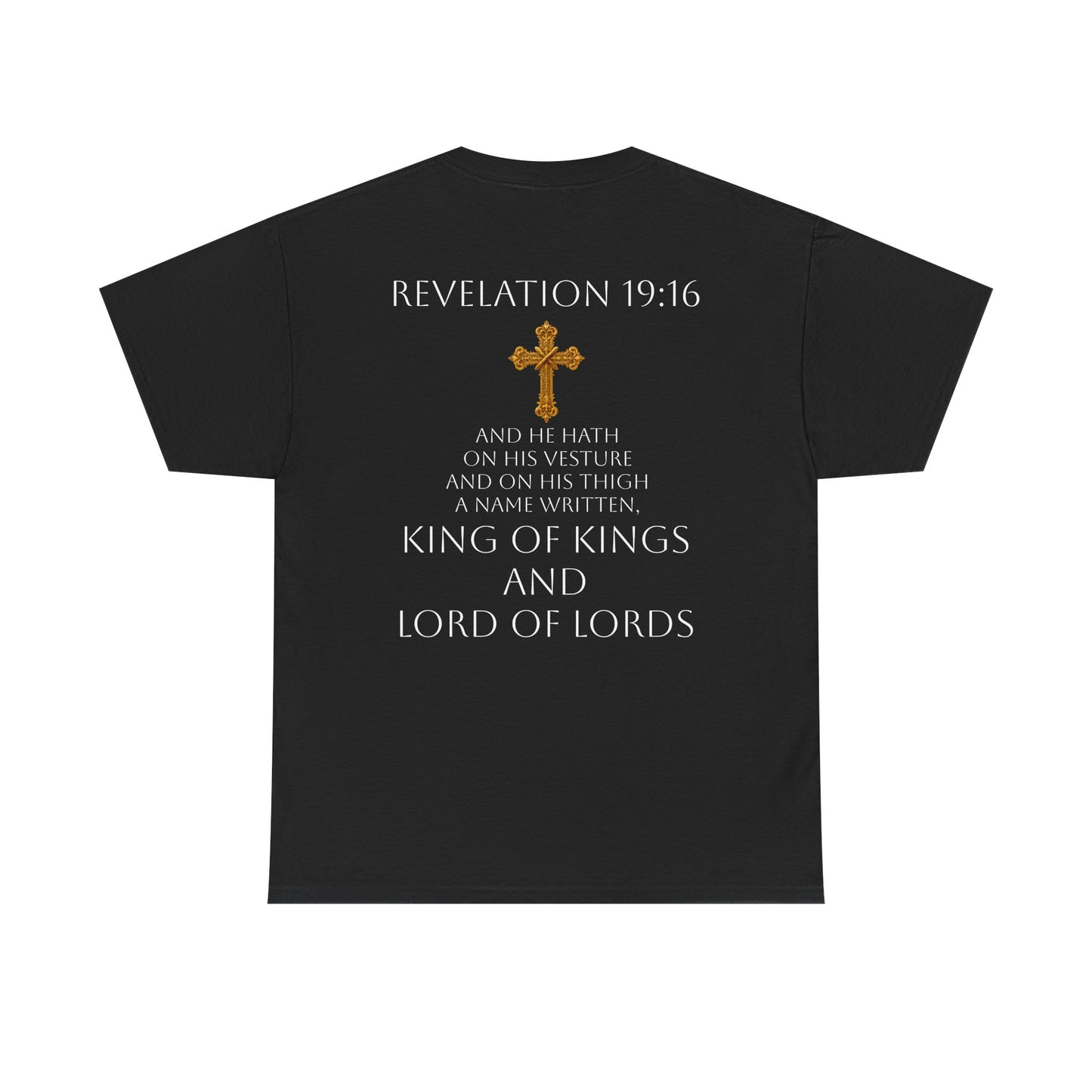 Christ is King Women’s Christian Tee (White Lettering)