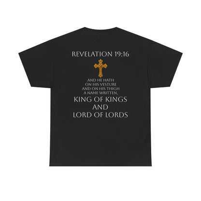 Christ is King Women’s Christian Tee (White Lettering)