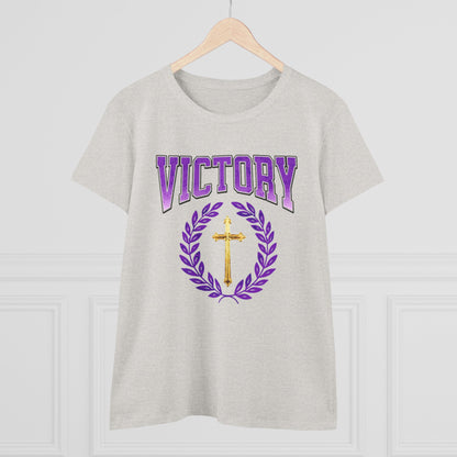 Divine Victory Women’s Tee – Victory in Every Step