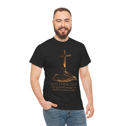 Humble Servant - Men's Christian T-Shirt (Front Design)