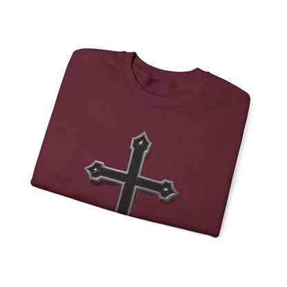 Black Cross Men’s Christian Sweatshirt