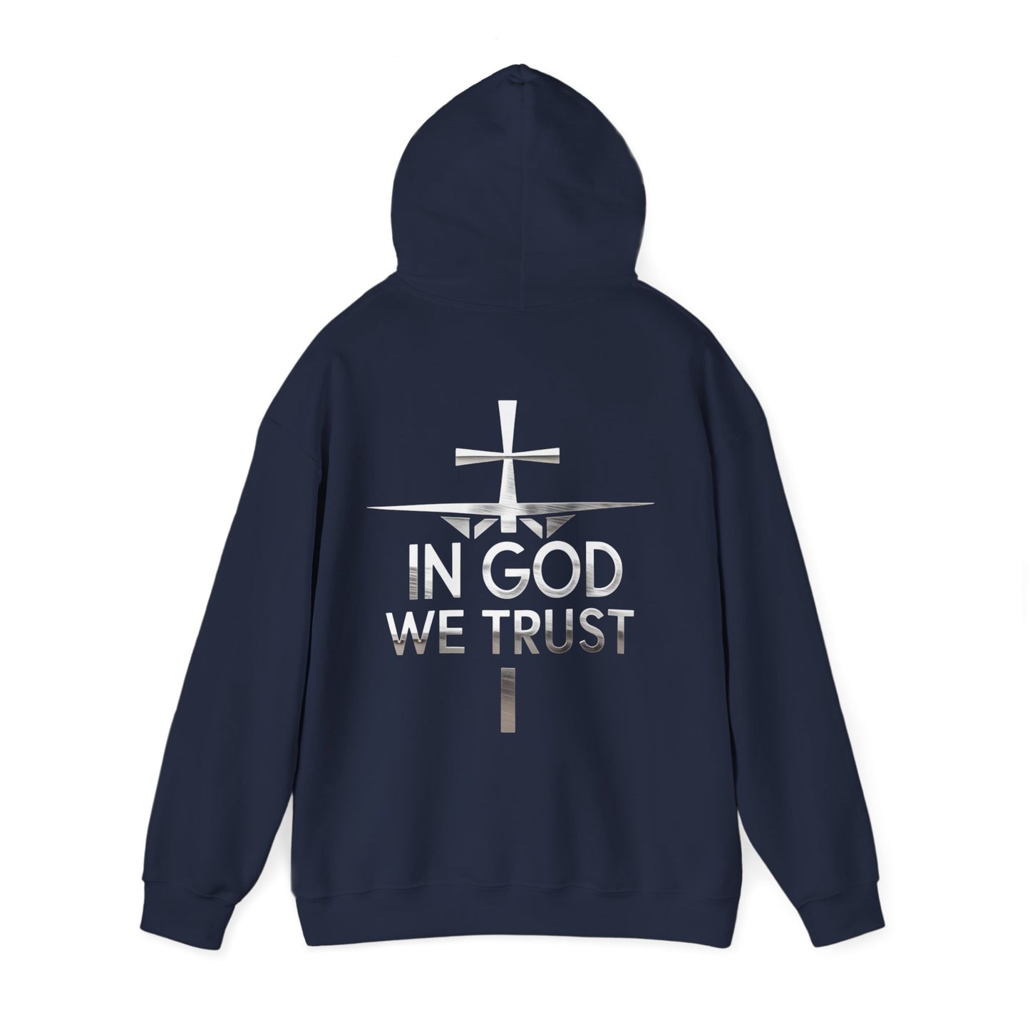 In God We Trust | Women’s Christian Hoodie with Back Design Print
