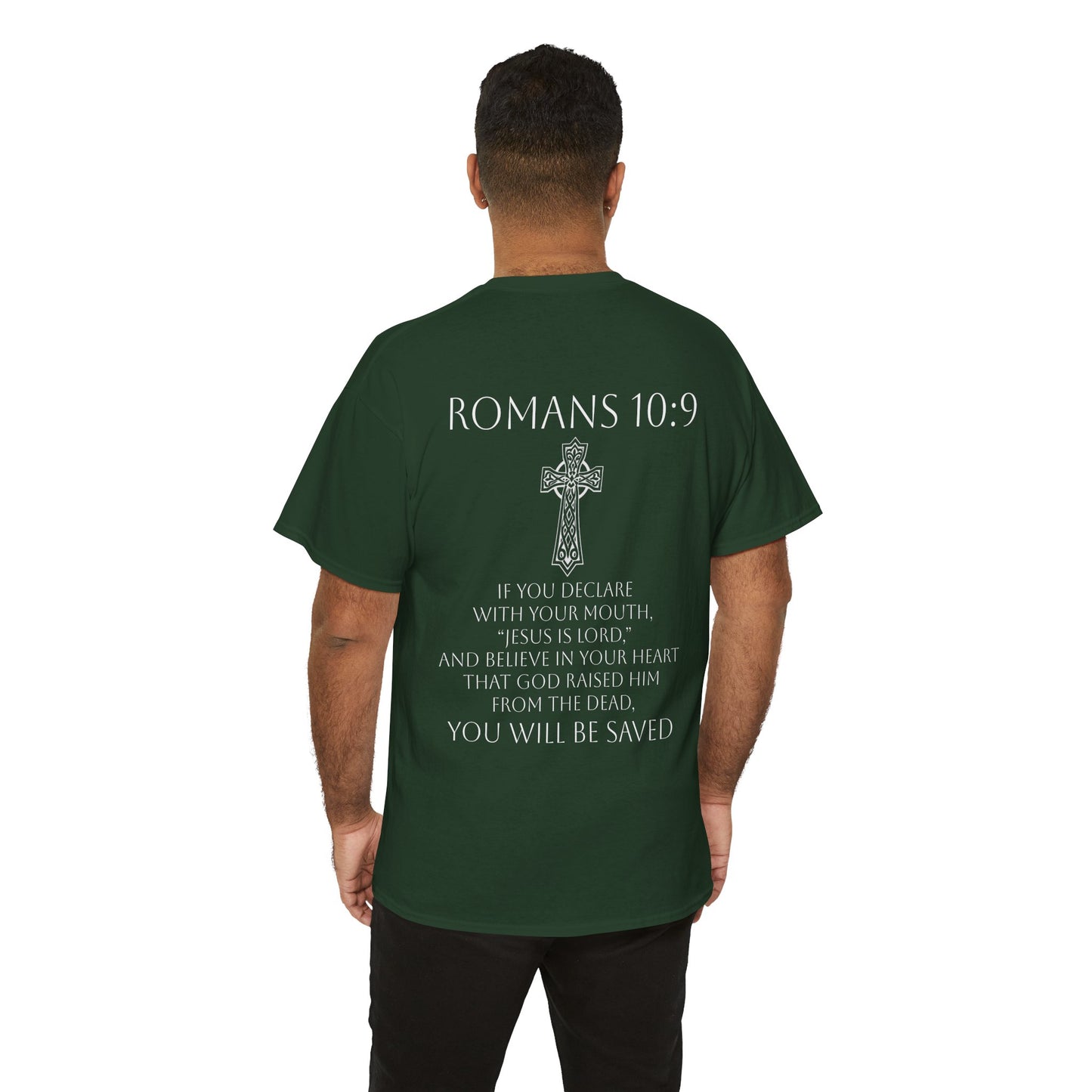 Jesus Is Lord – Men’s Christian Tee (White Lettering)