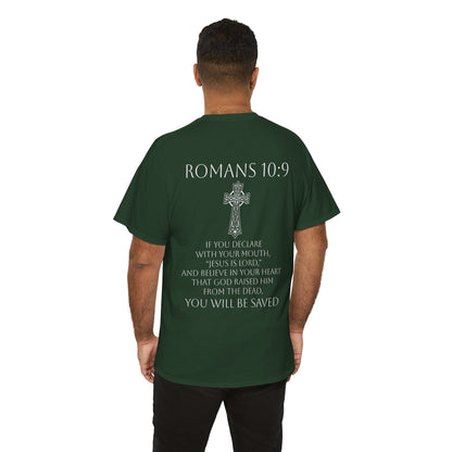 Jesus Is Lord – Men’s Christian Tee (White Lettering)