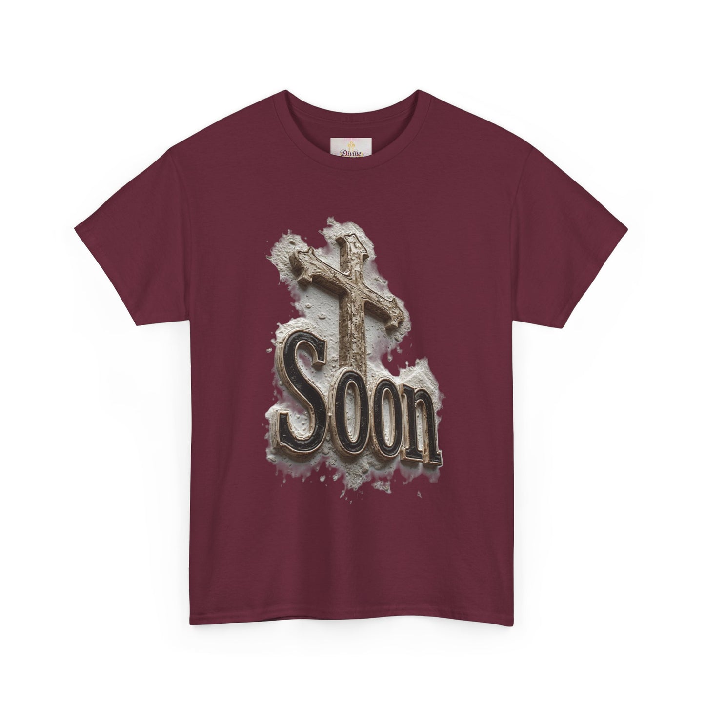 Soon: The Coming King Cross Tee – Men’s Faith Shirt