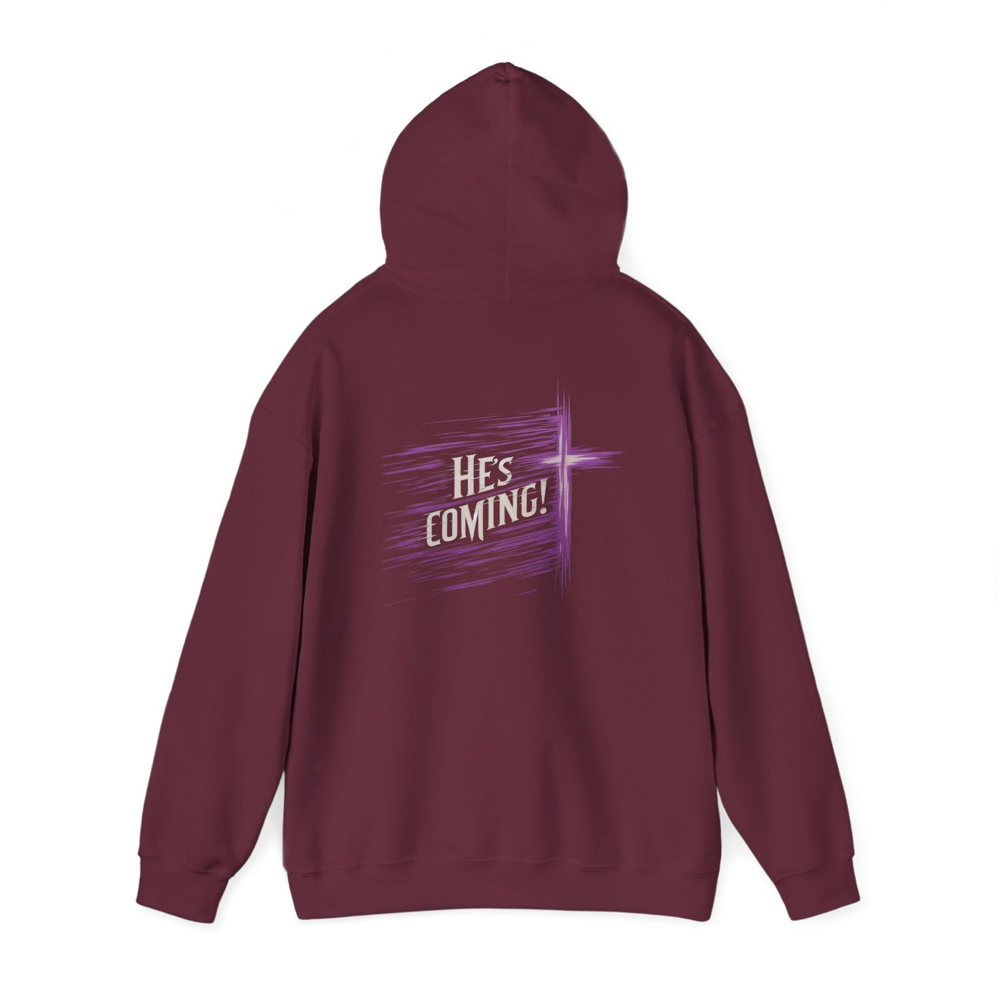 He’s Coming – Men’s Christian Hoodie
