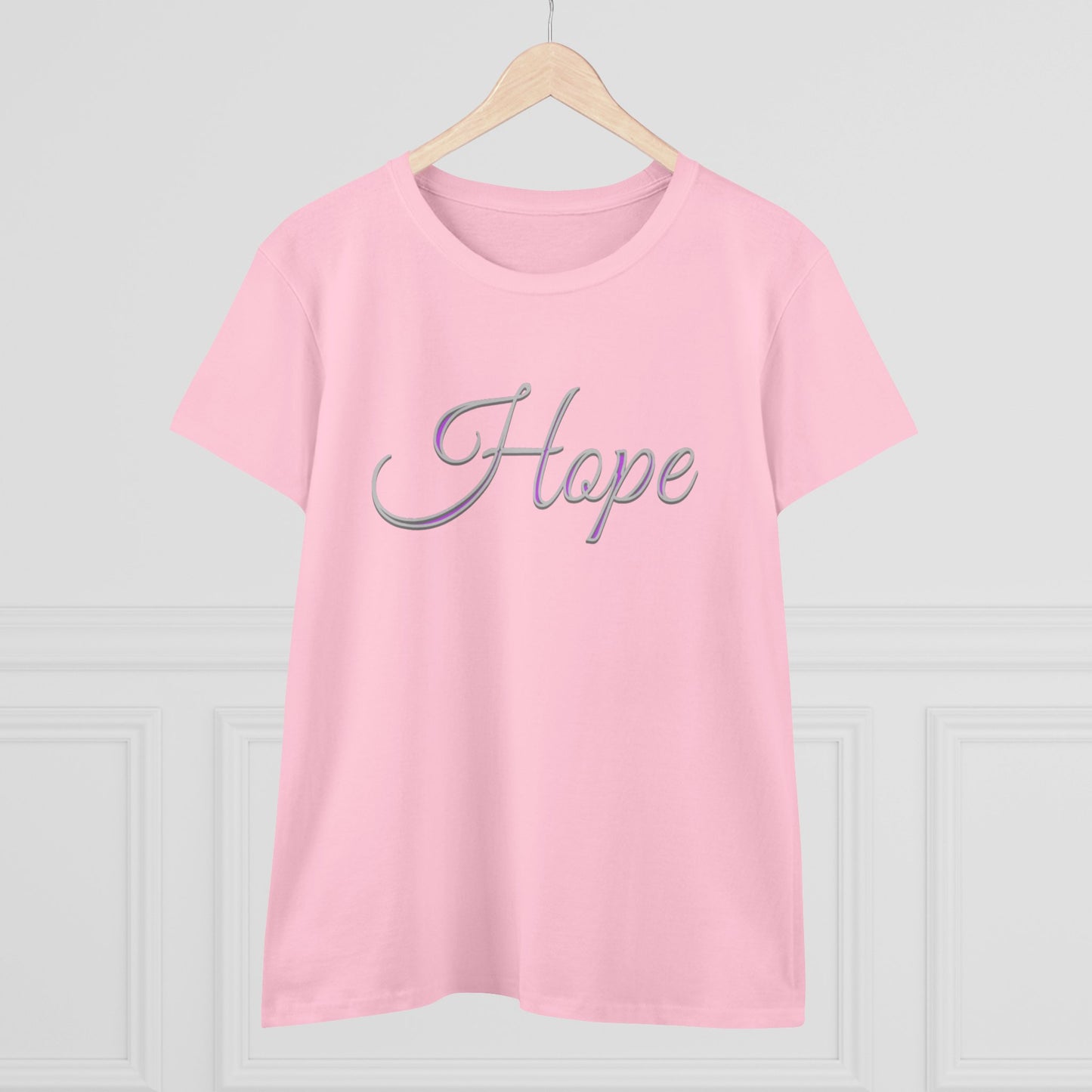 Women’s “Hope” Tee – Inspirational Scripture Design | Romans 15:13