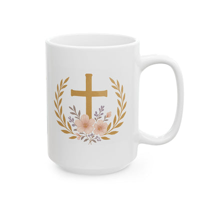 Crowned by Grace Christian Mug – 11 oz & 15 oz