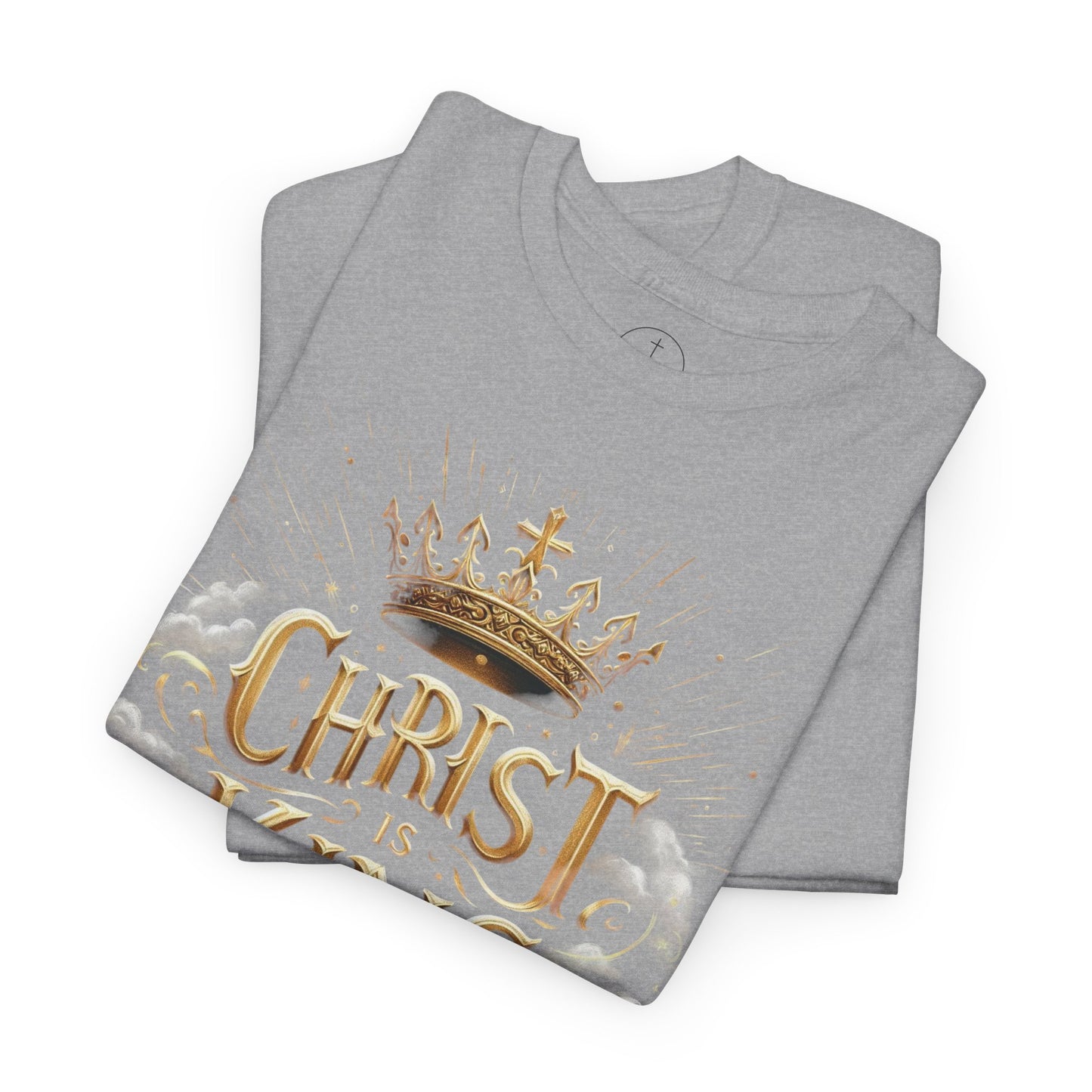 Christ is King Crowned - Men's Christian T-Shirt