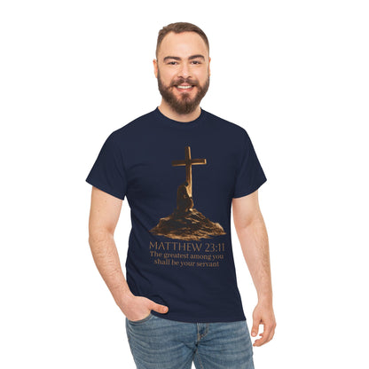 Humble Servant - Men's Christian T-Shirt (Front Design)