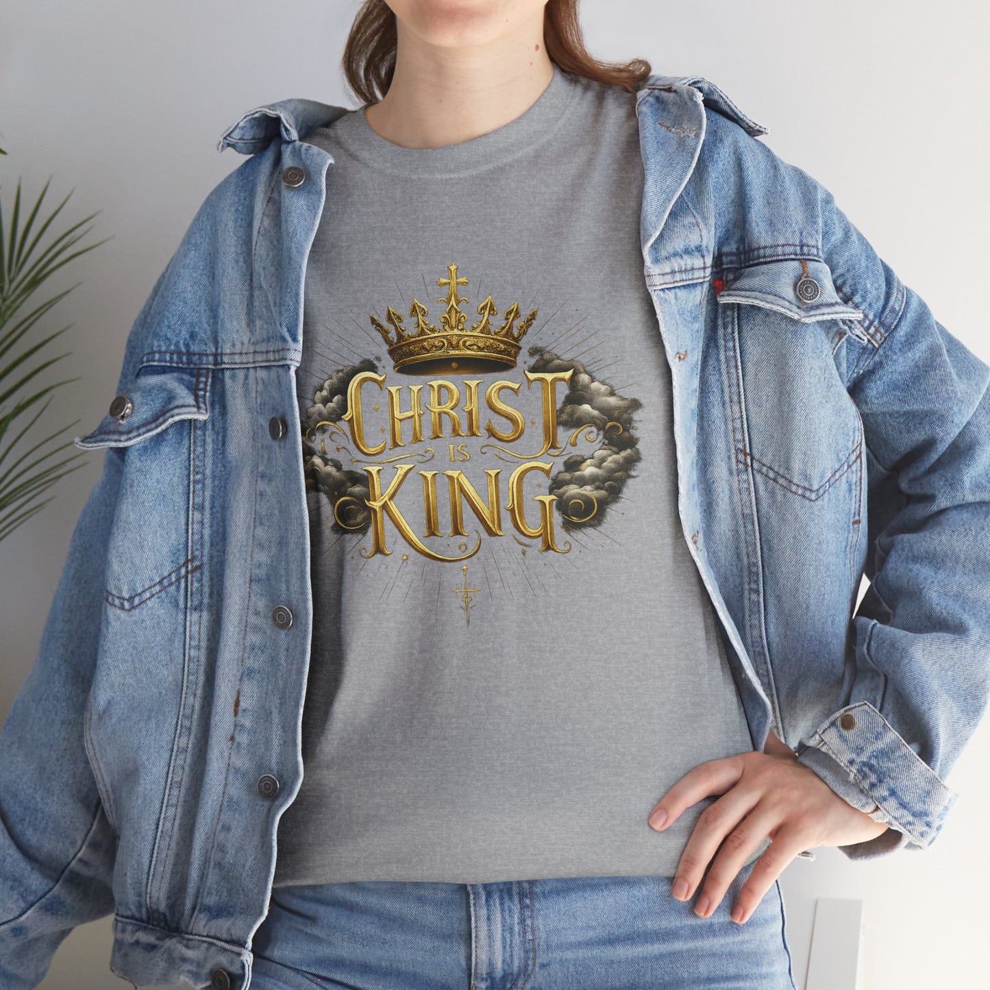 Christ is King Crowned - Women's Christian T-Shirt