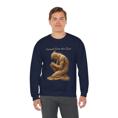 Formed from the Dust (Light Lettering) - Men’s Christian Sweatshirt