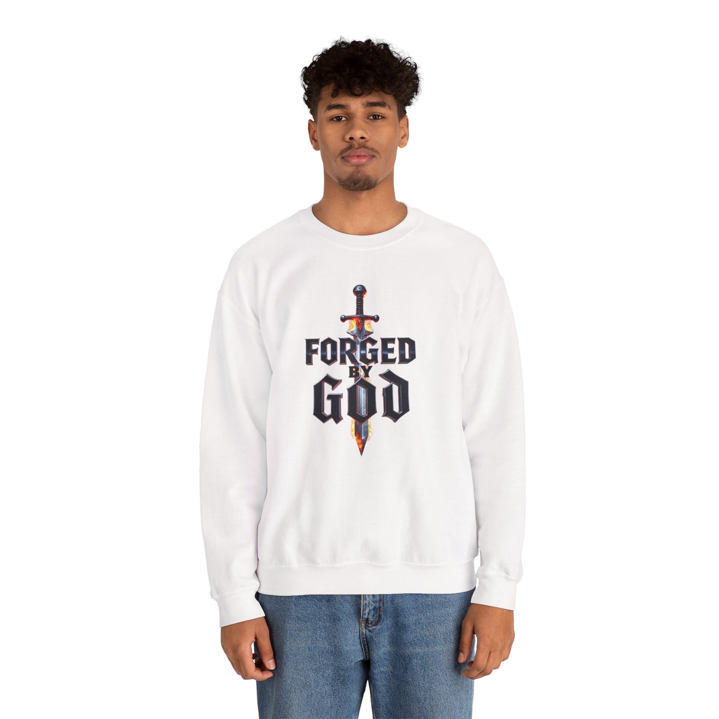 Forged by God - Men’s Christian Sweatshirt