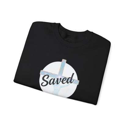 Saved - Men's Christian Sweatshirt of Faith