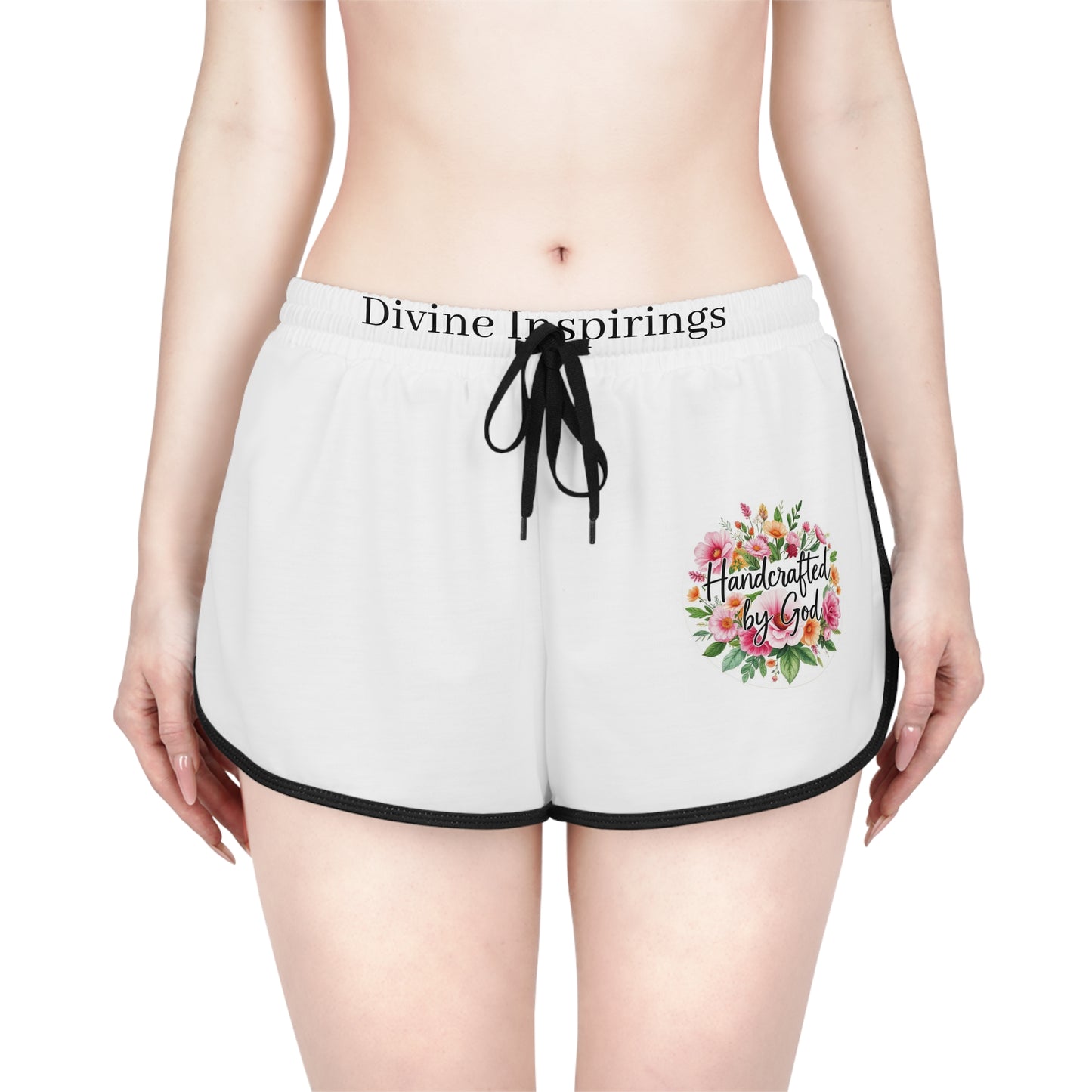 Handcrafted by God Women's Shorts – Faith-Inspired Design