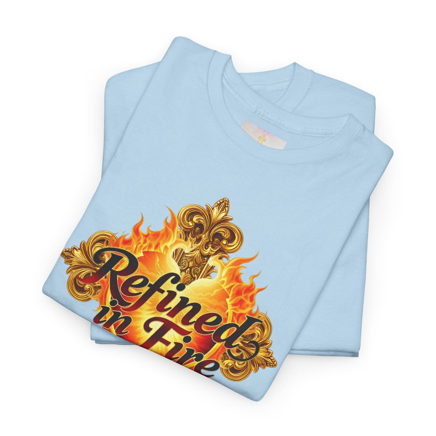 Refined in Fire — Women's Ornate Christian T-Shirt