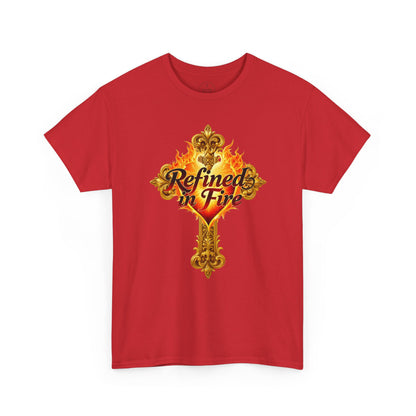 Refined in Fire — Men's Ornate Christian T-Shirt