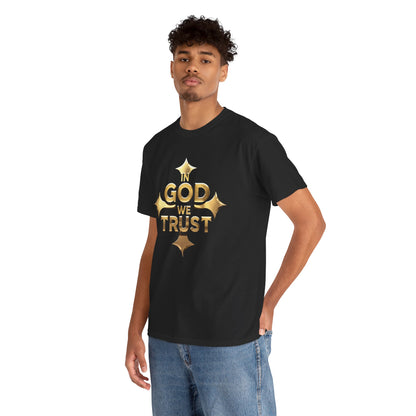In God We Trust (Gold)- Men's Christian T-Shirt
