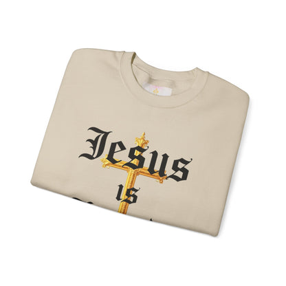 Women’s “Jesus is Lord” Christian Sweatshirt – Faith Statement Pullover