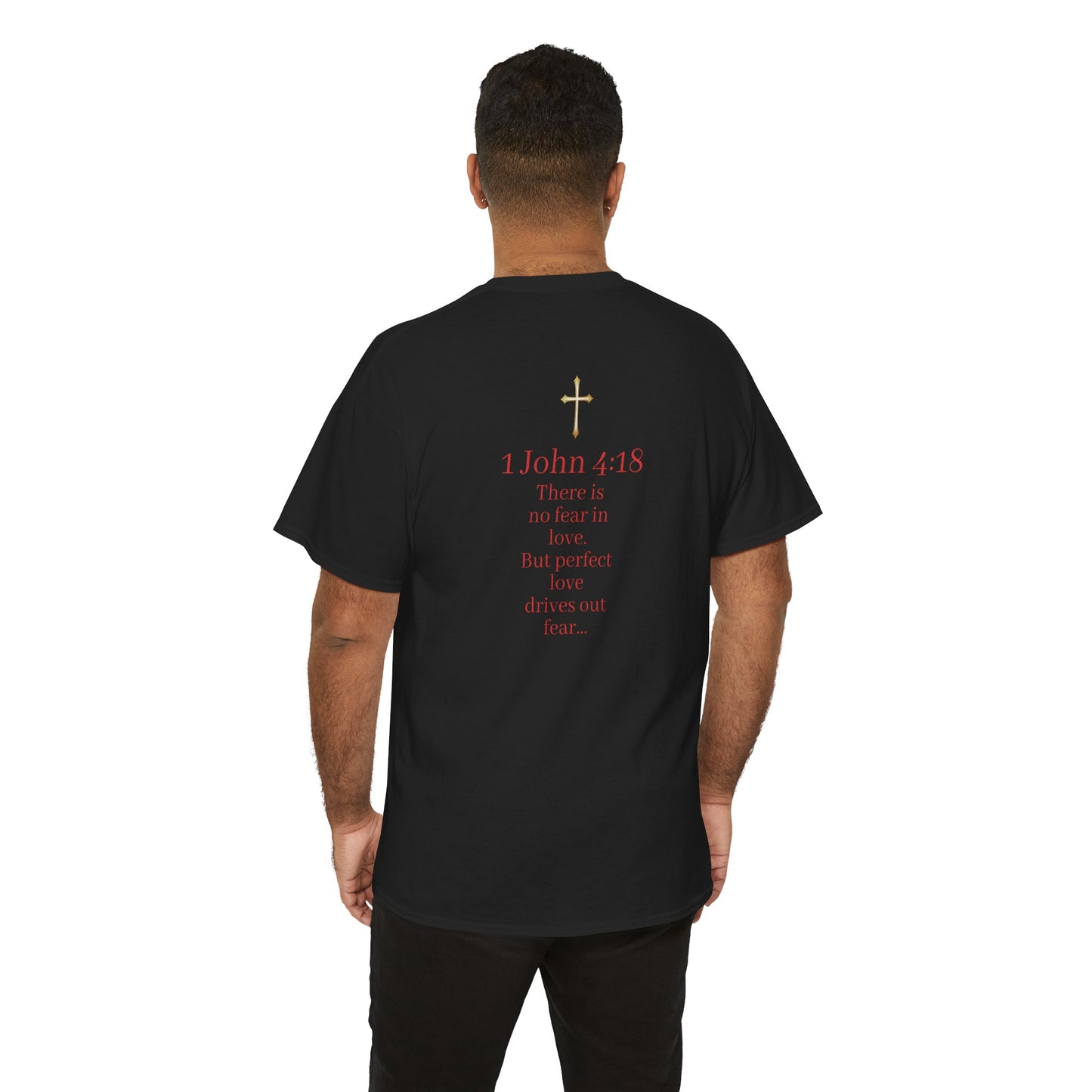 Fearless Love Men’s T-Shirt – Bold Faith in Action