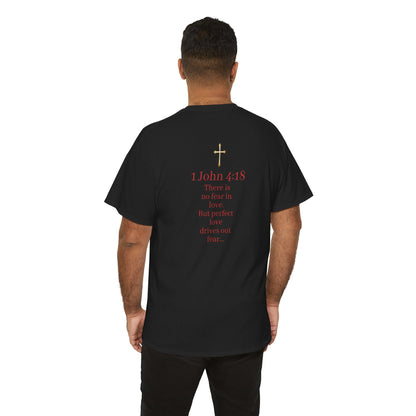 Fearless Love Men’s T-Shirt – Bold Faith in Action