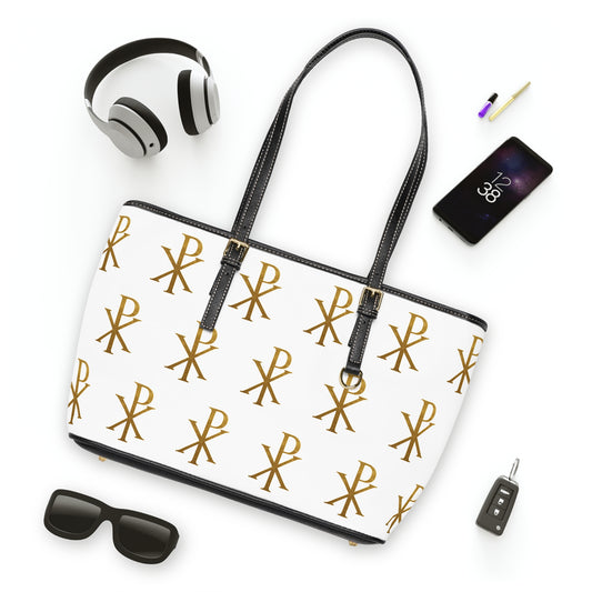Gold Chi Rho Shoulder Bag – Timeless Elegance with Meaning