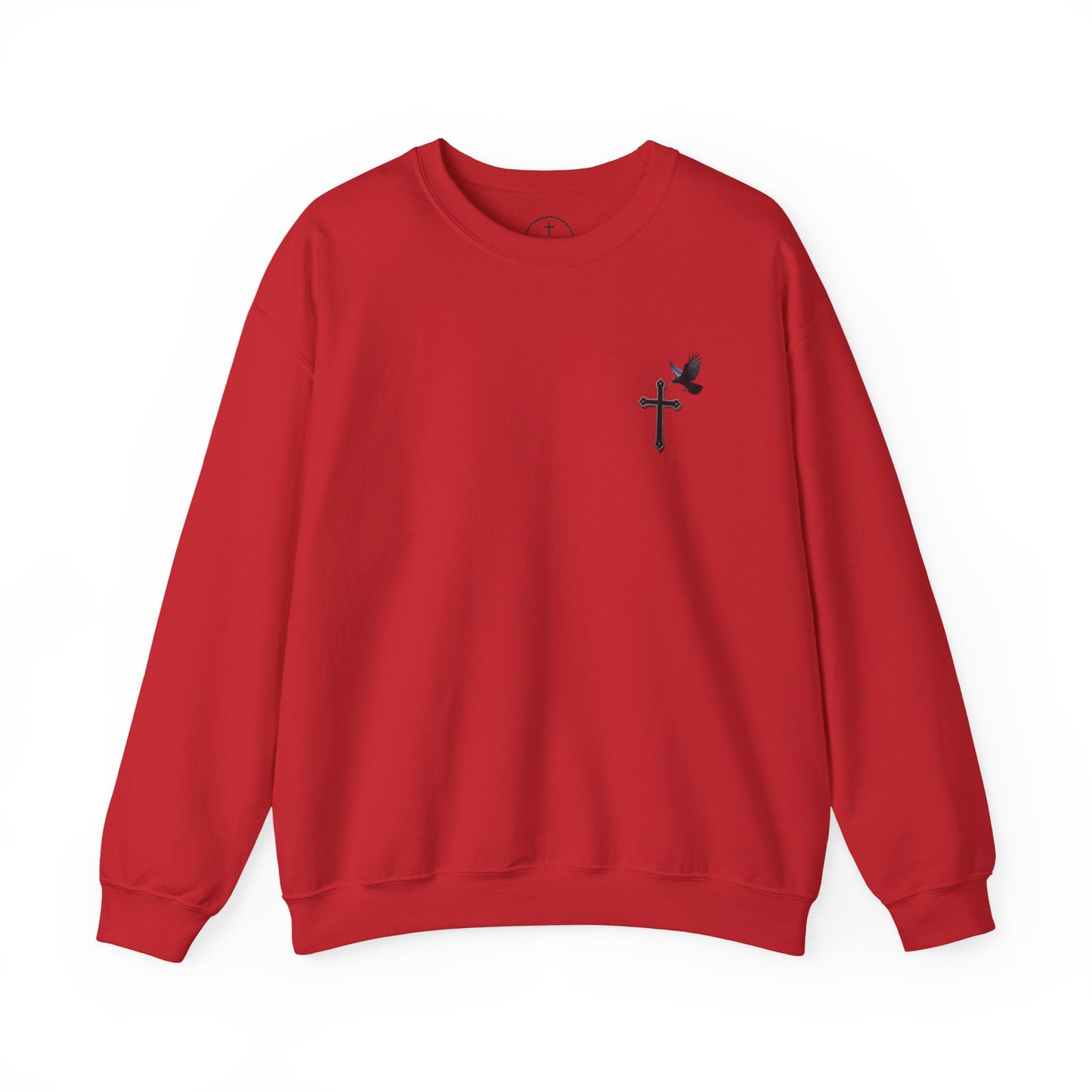 God’s Grace: Cross & Ravens Men's Sweatshirt