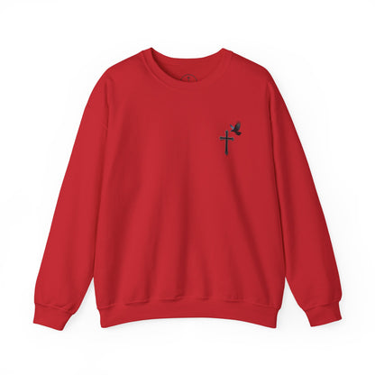 God’s Grace: Cross & Ravens Men's Sweatshirt