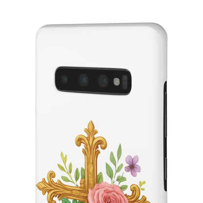 Floral Cross Snap Case for Samsung – Faith in Bloom
