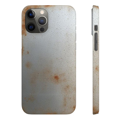 Old Steel Finish iPhone Snap Case