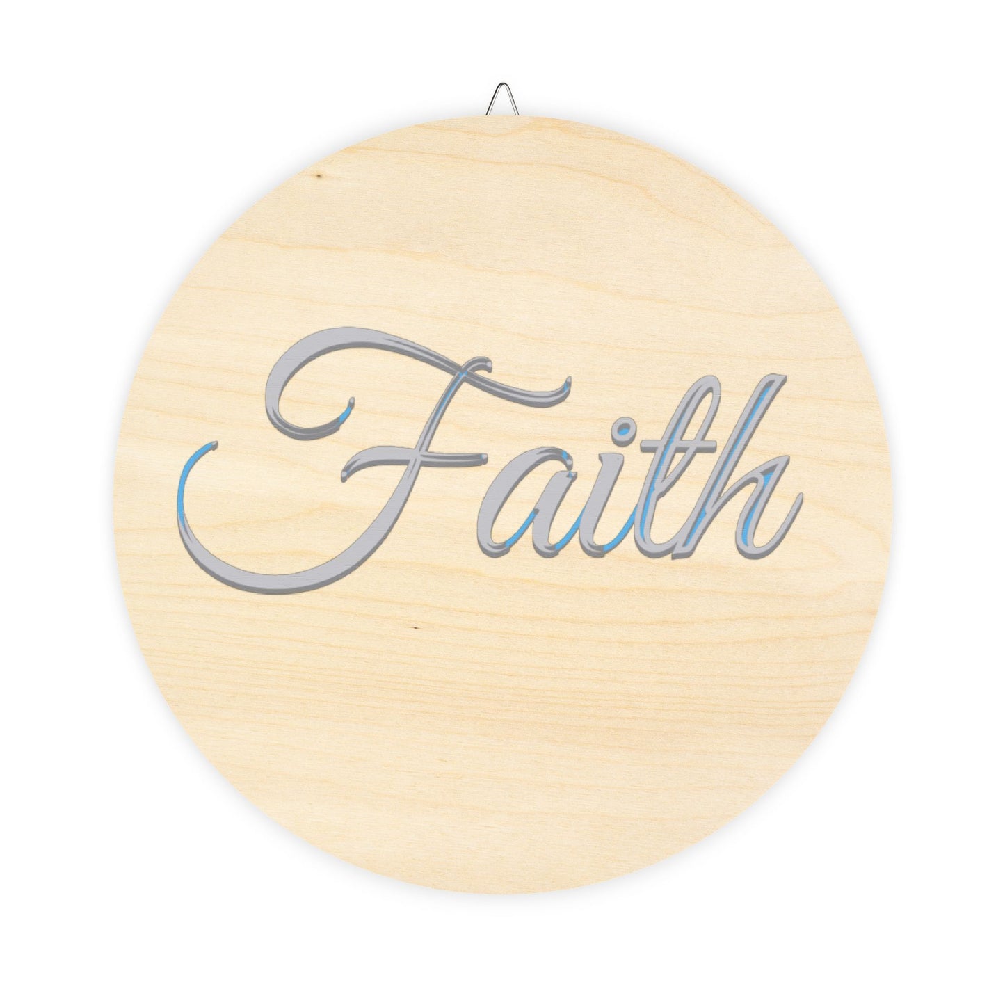 Faith, Hope and Love 'Faith' Wall Hanging  — Inspirational Christian Wooden Décor