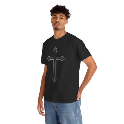 Black Cross Men’s Christian T-Shirt