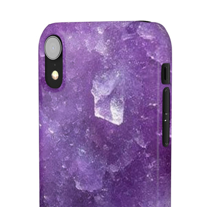 Amethyst Crystal Finish iPhone Snap Case