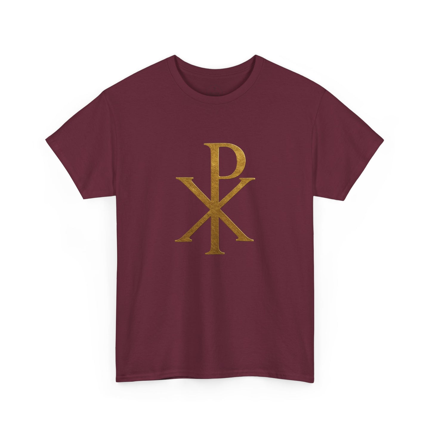 Chi Rho (Gold) - Men's Christian T-Shirt