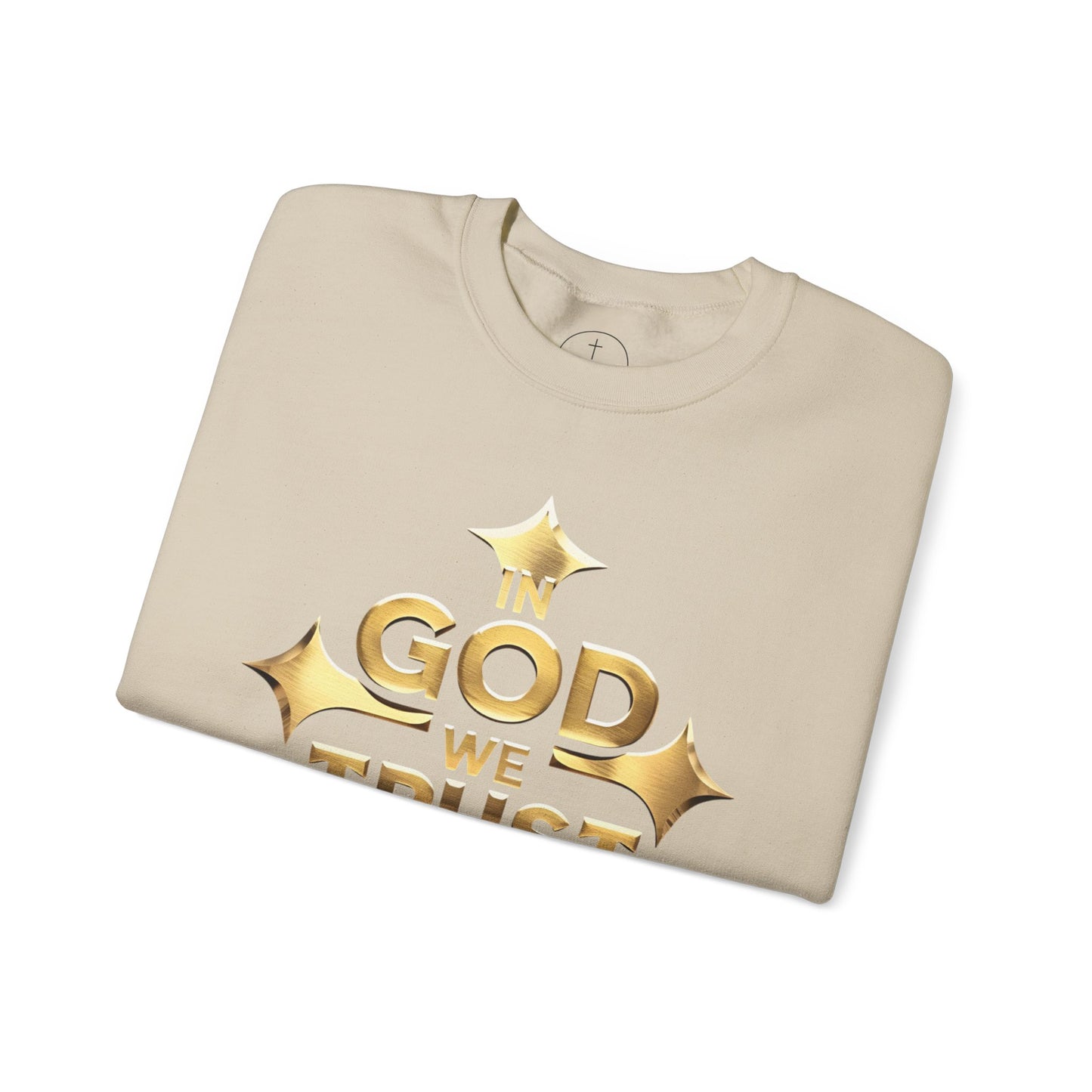 In God We Trust (Gold) - Men’s Christian Sweatshirt