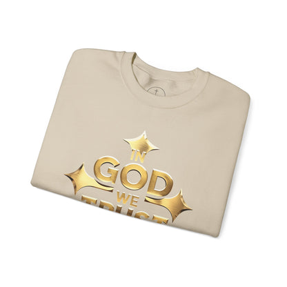 In God We Trust (Gold) - Men’s Christian Sweatshirt