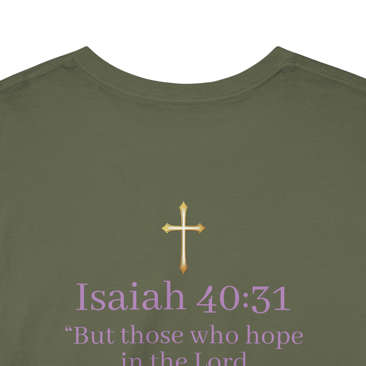 Men’s “Hope” Tee – Bold Scripture Design | Isaiah 40:31