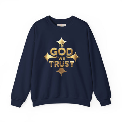 In God We Trust (Gold) - Women’s Christian Sweatshirt
