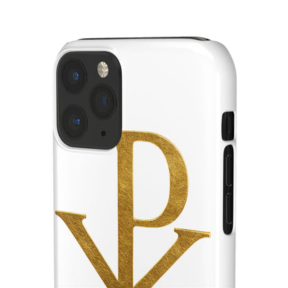 White Chi Rho Snap Case for iPhone – The Way, Truth & Life