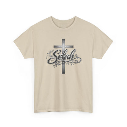 Selah Cross Tee — Men's Christian T‑Shirt